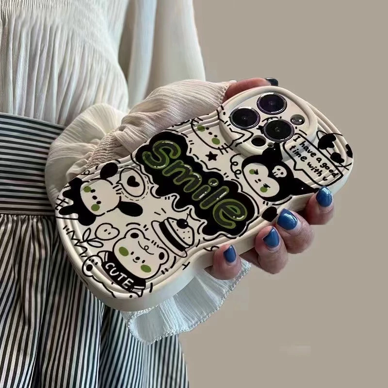 库洛米适用于苹果14手机壳11/13可爱12pro女xsmax软6P7P8PLUS卡通