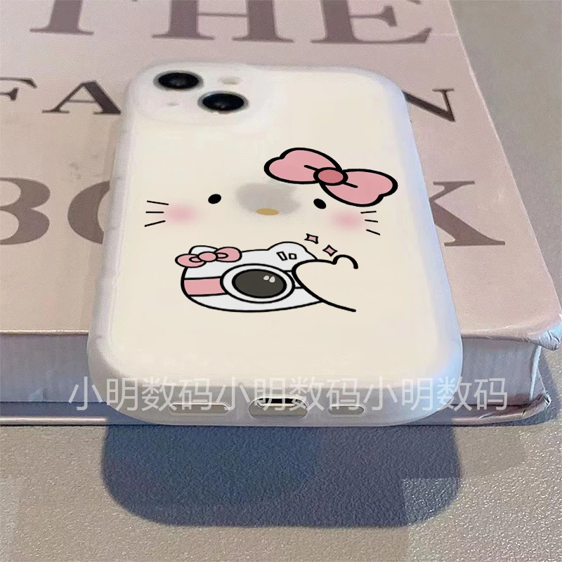 照相机KT猫咪适用于苹果15pro/14手机壳111312女xsmax6P7P8PLUS软