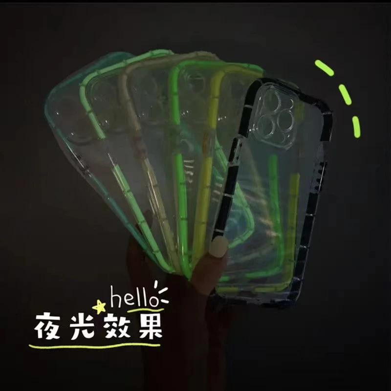 夜光壳14/13promax手机壳适用于苹果11/12简约小众xs/xr7P8plus套