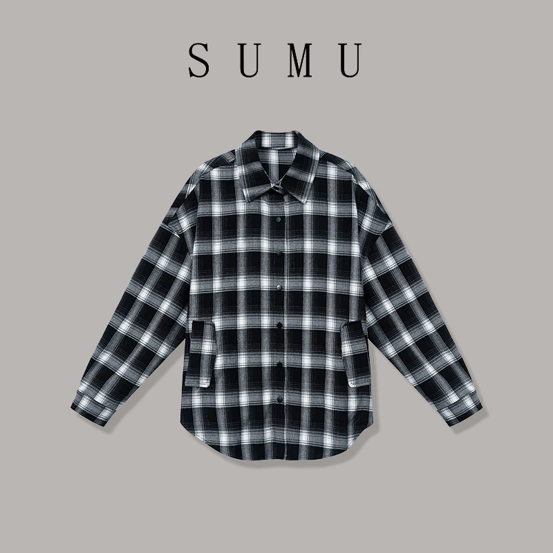 宿慕SUMU 女款衬衫 9-9 秋季2024新款时尚百搭休闲衬衫A16015