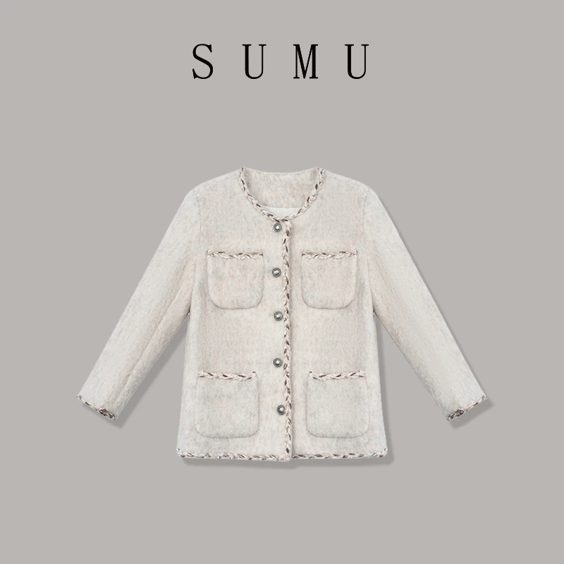 宿慕SUMU 女款外套 9-24 秋季2024新款时尚百搭外套A07007