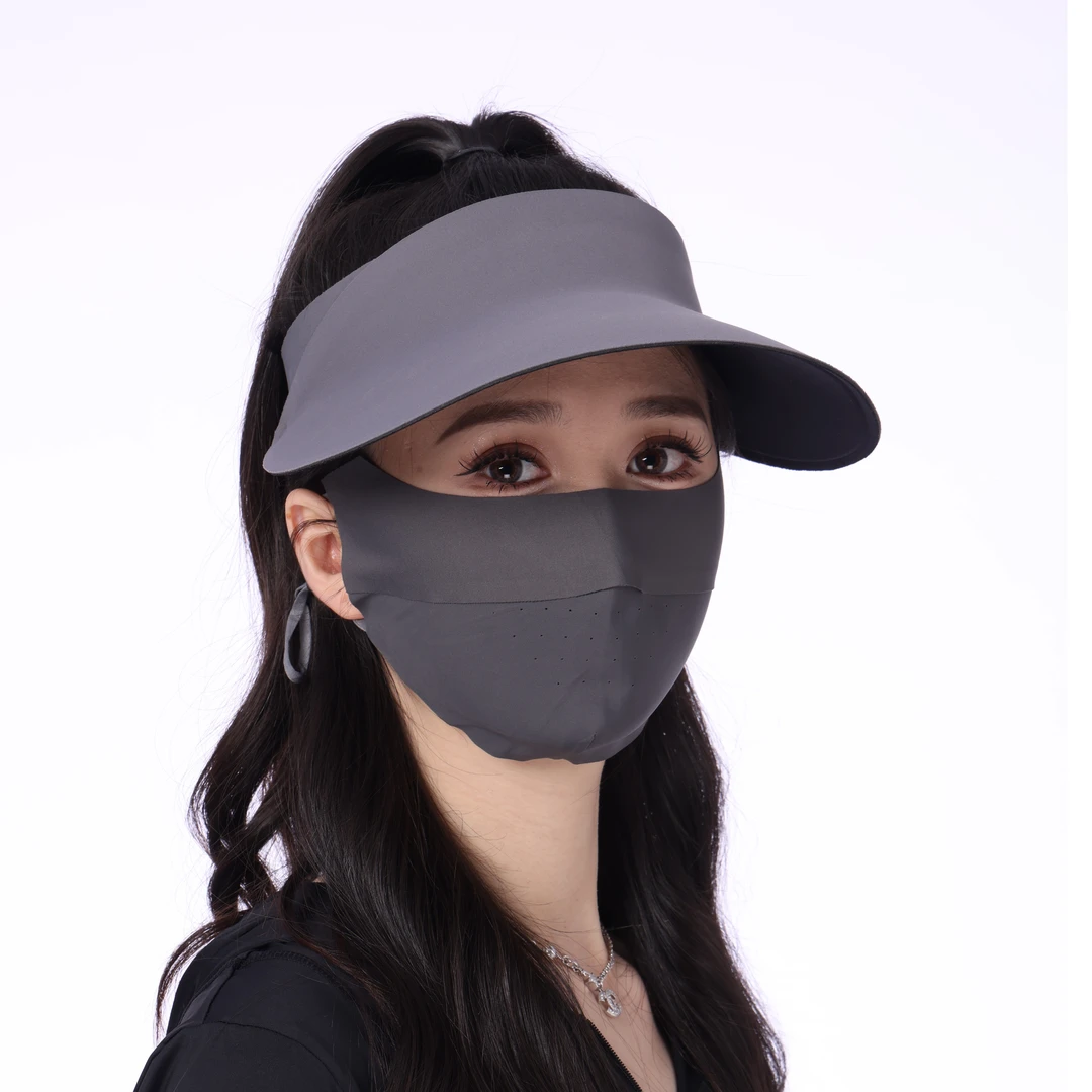 冰丝面膜防晒口罩新款无痕透气防紫外线女夏季薄款全脸护眼角面罩