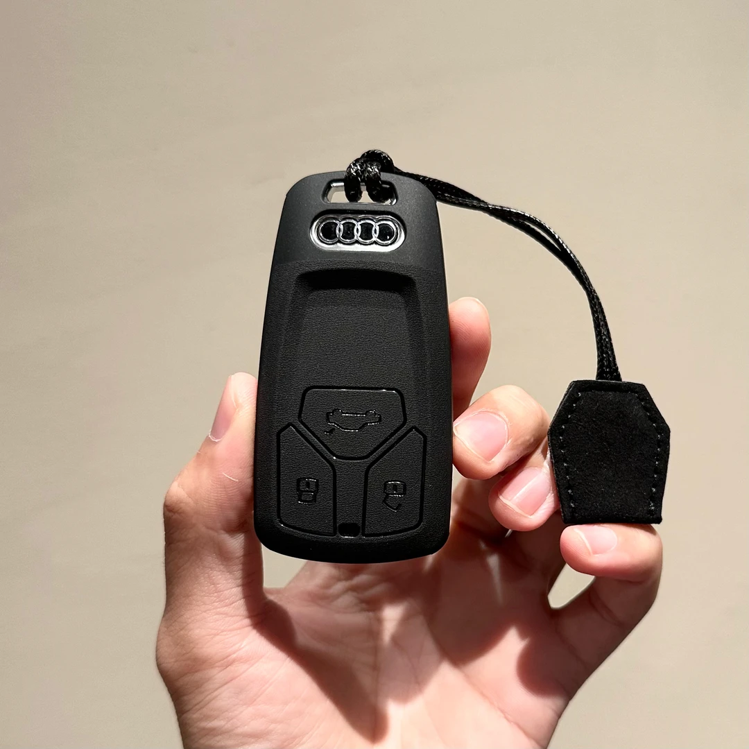 奥迪a4l钥匙套 q5l a3 a6l a7l a8 q7全包超薄硅胶钥匙保护套壳包