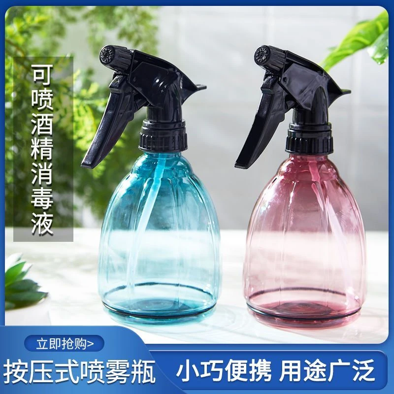 新品 喷水壶擦玻璃家用喷雾瓶喷壶气压式雾状清洁玻璃水酒精消毒