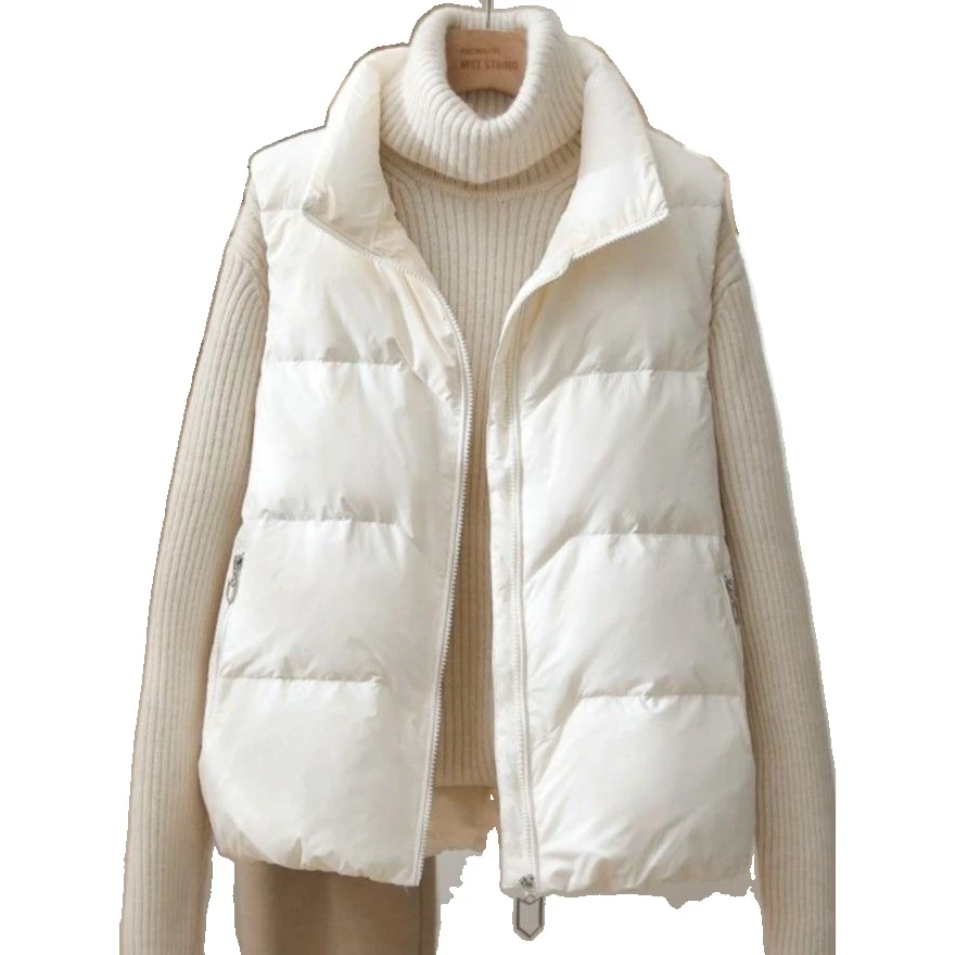 波司澄羽绒棉马甲女短款2023新款秋冬韩版宽松百搭时尚背心坎肩马