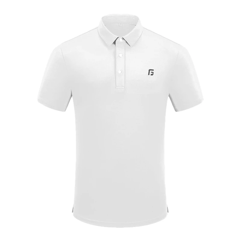 高尔夫男士短袖运动高弹力翻领运动男士透气休闲polo夏季男子纯色