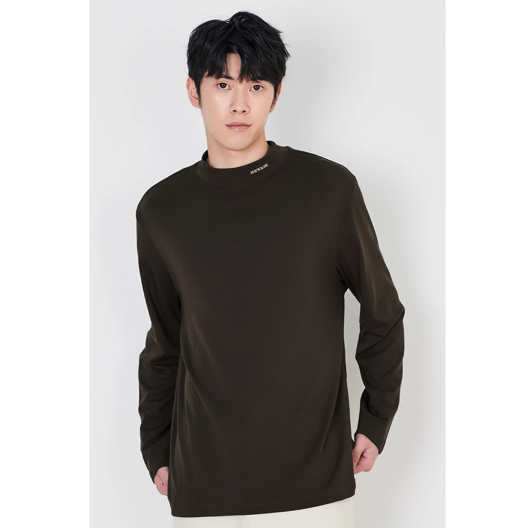 Trendiano德绒面料字母长袖T恤3TE4020600