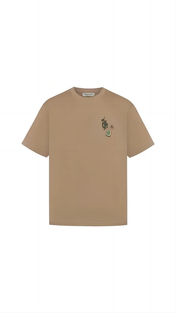 Trendiano祥龙刺绣圆领T恤3LC1022800