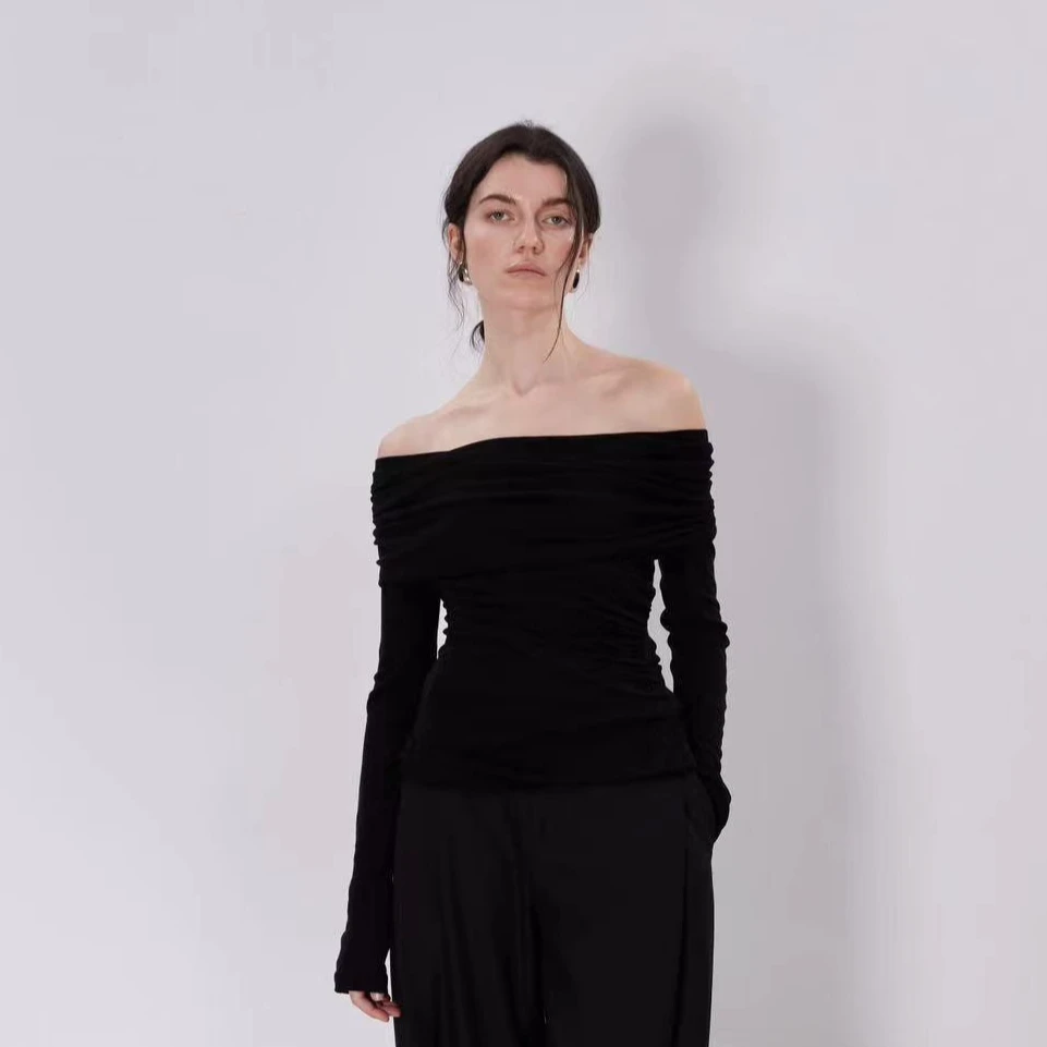 【顾文婷推荐】SHANG1上壹 包裹造型针织衫 S24BT51PK