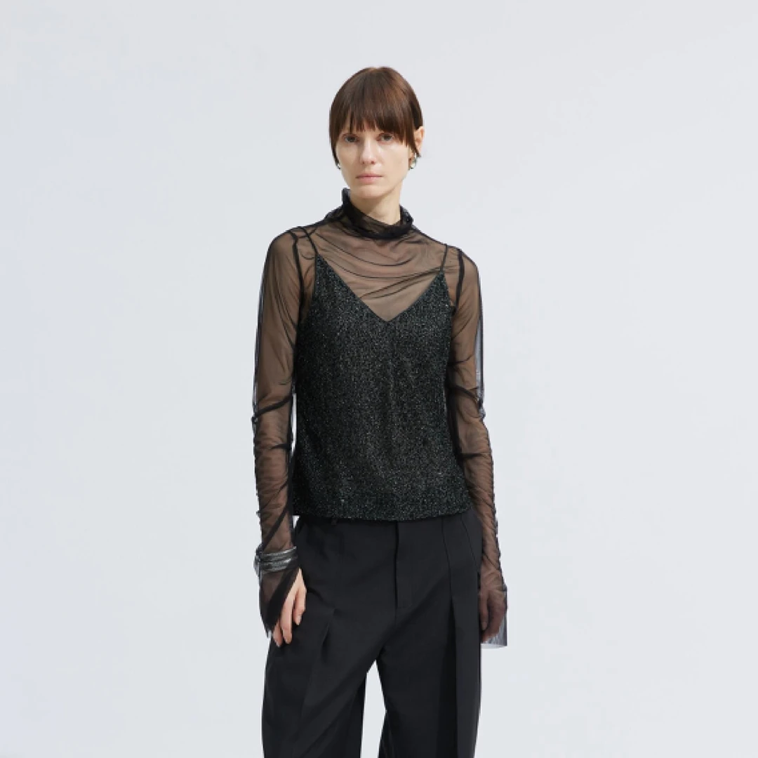 【顾文婷推荐】SHANG1上壹 手工钻吊带 S24AT86