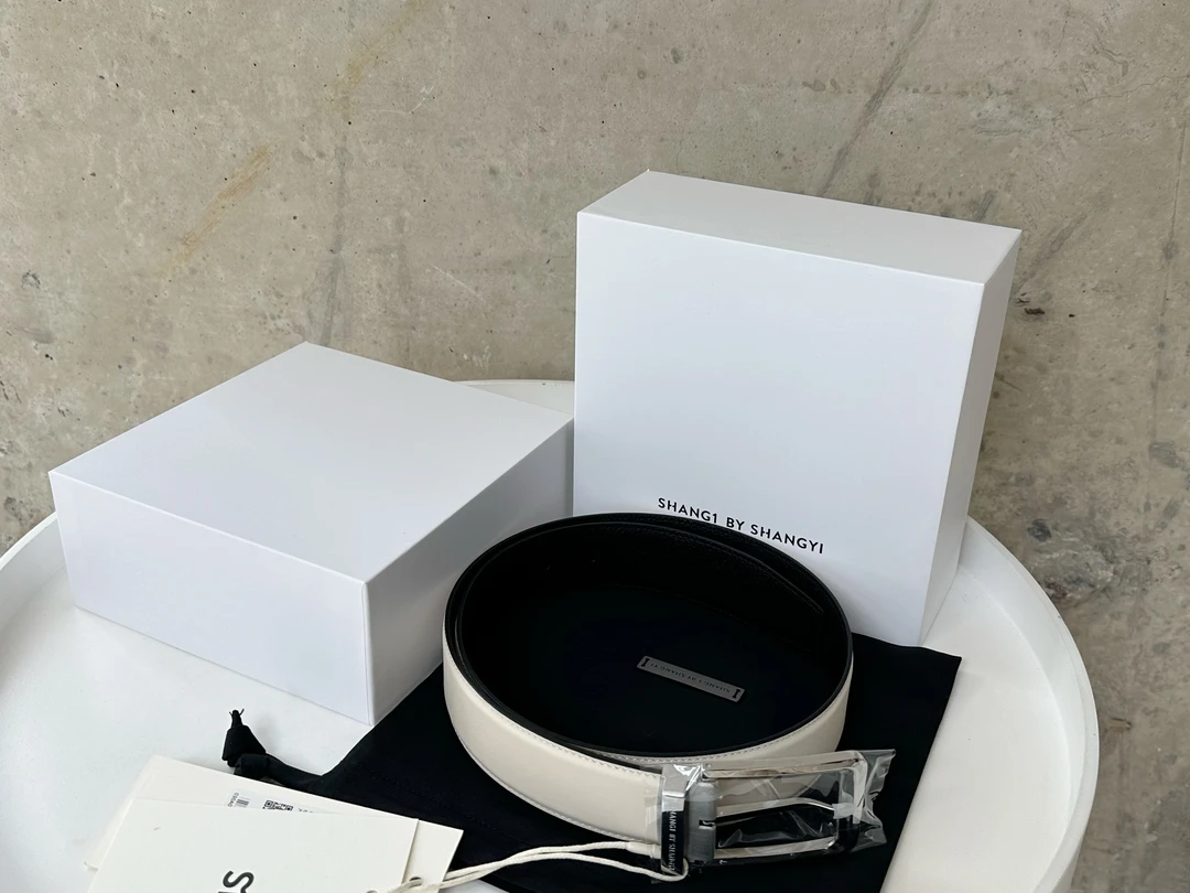 【顾文婷推荐】SHANG1上壹 方扣真皮腰带 S24AB01