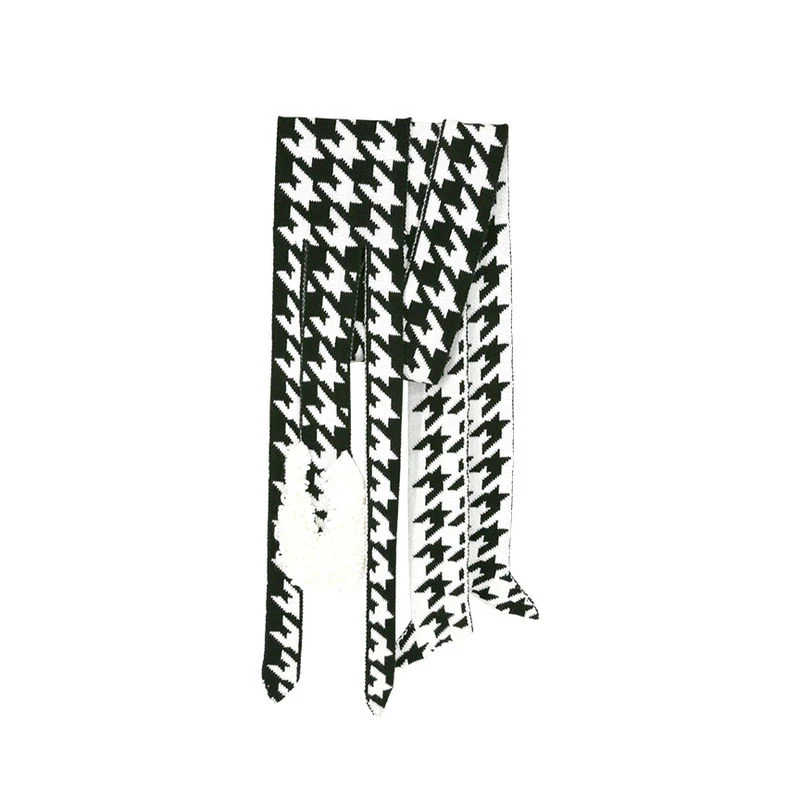 【福利活动~NO退】YOUWEI有尾 毛织拉长小人围巾 Y7122303-1