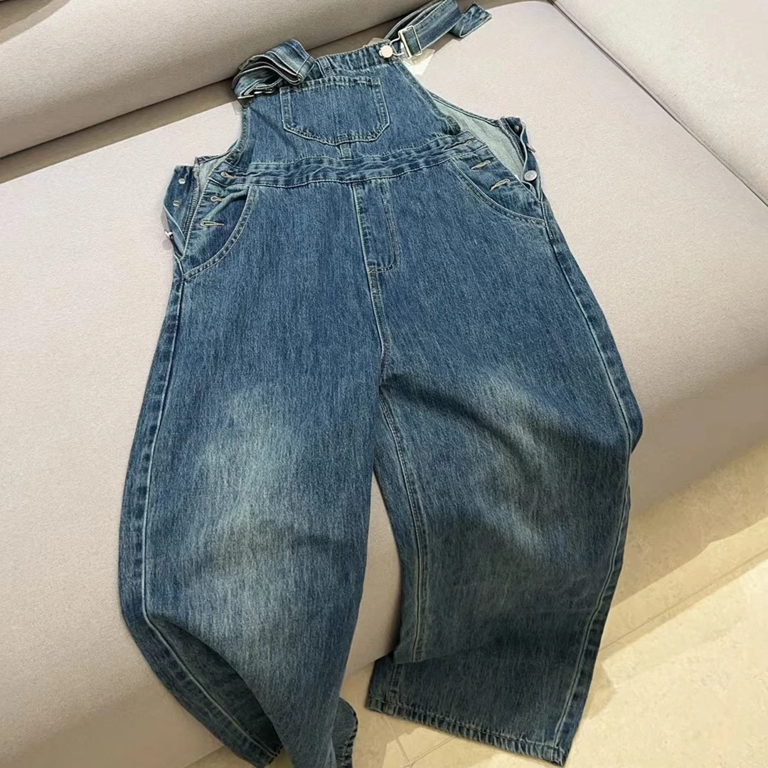 清仓No退no换  背带牛仔裤（琪琪优选）