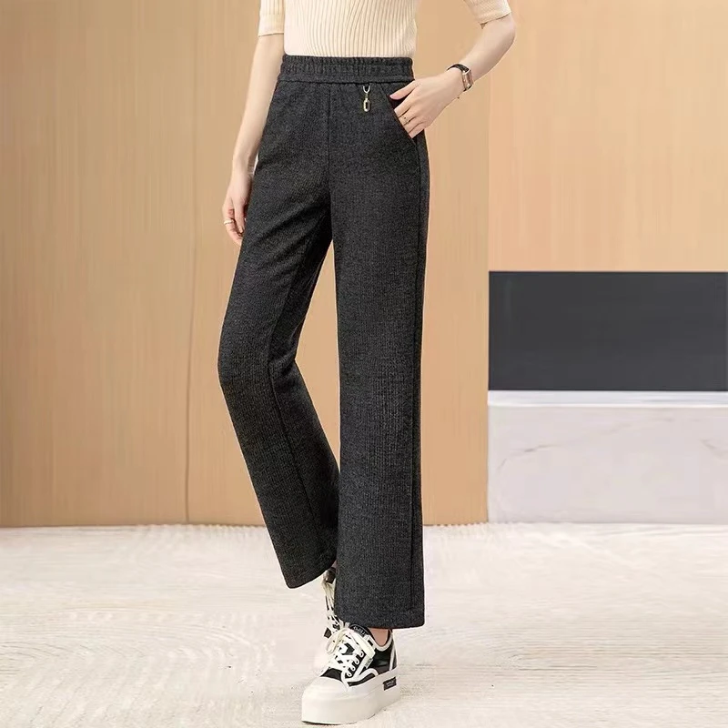 只发新疆  女士加绒休闲裤宽松柔软舒适百搭  24082