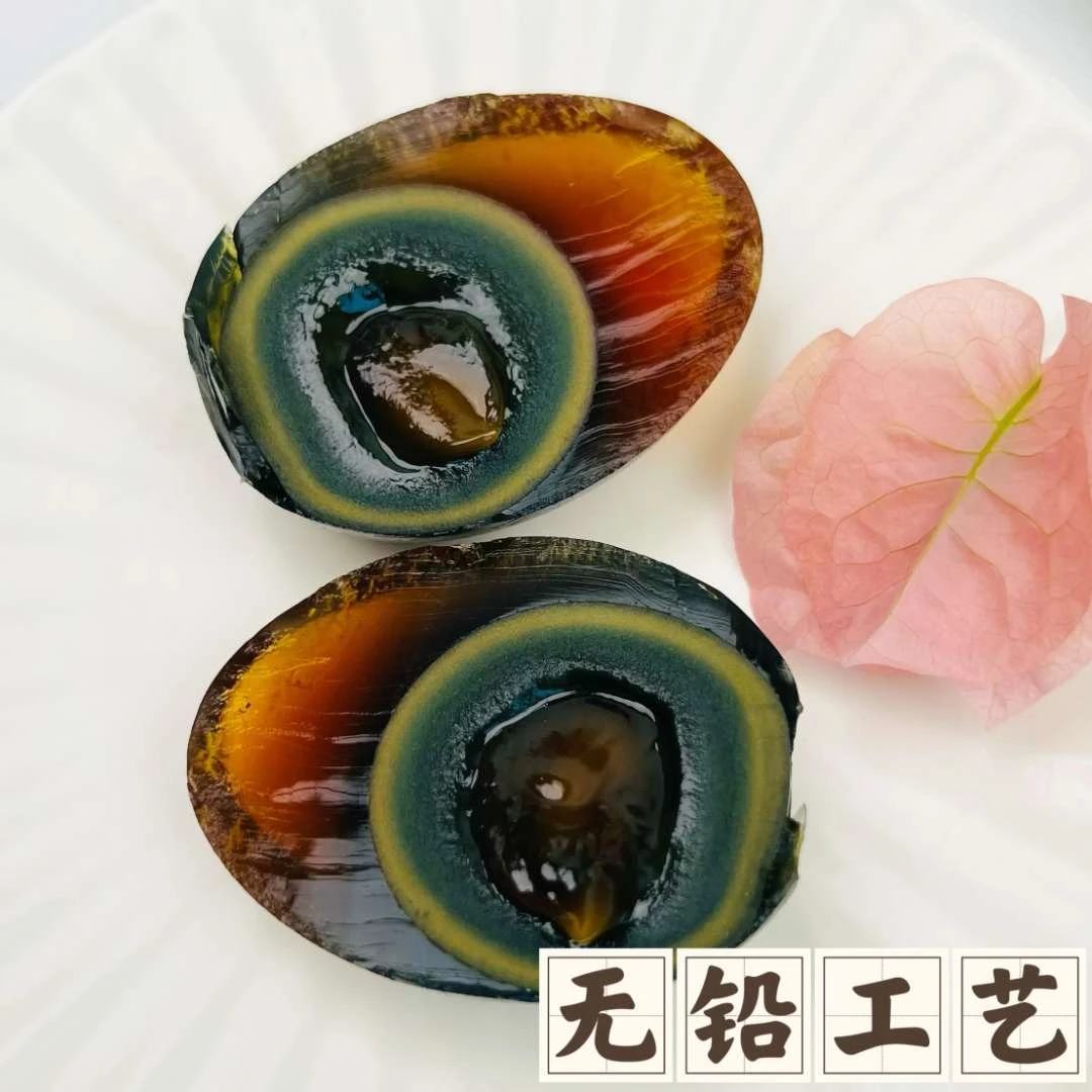 567【9-18枚】溏心松花蛋皮蛋无铅工艺微山湖凉拌松花皮蛋