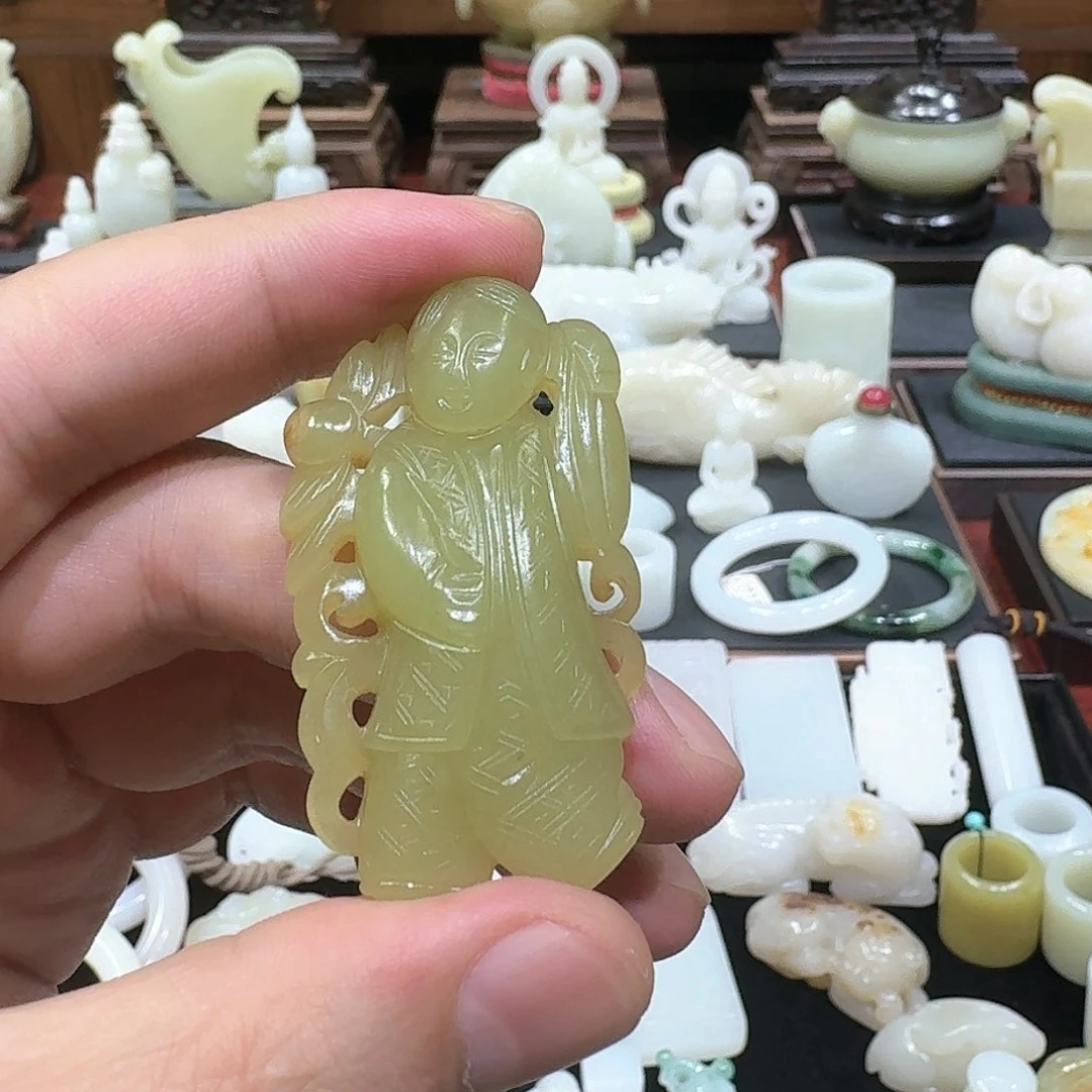 【闪购商品】和田玉挂件未镶嵌用****5