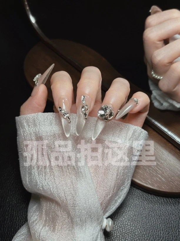 【2499】纯手工穿戴甲百搭ins风气质美甲 有工具包