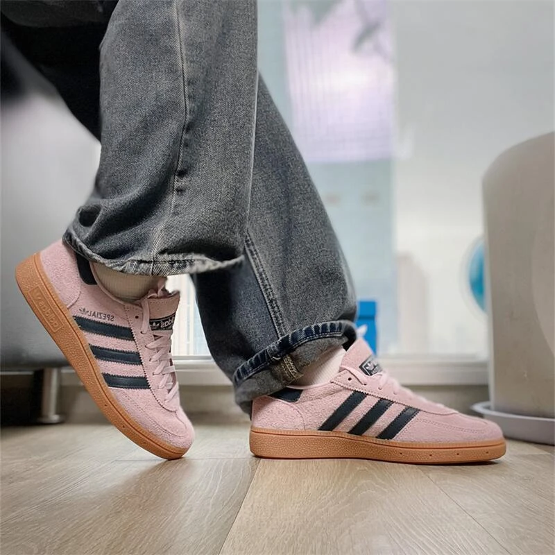 阿迪达斯Adidas Handball SPEZIAL德训黑粉低运动休闲板鞋IF6561