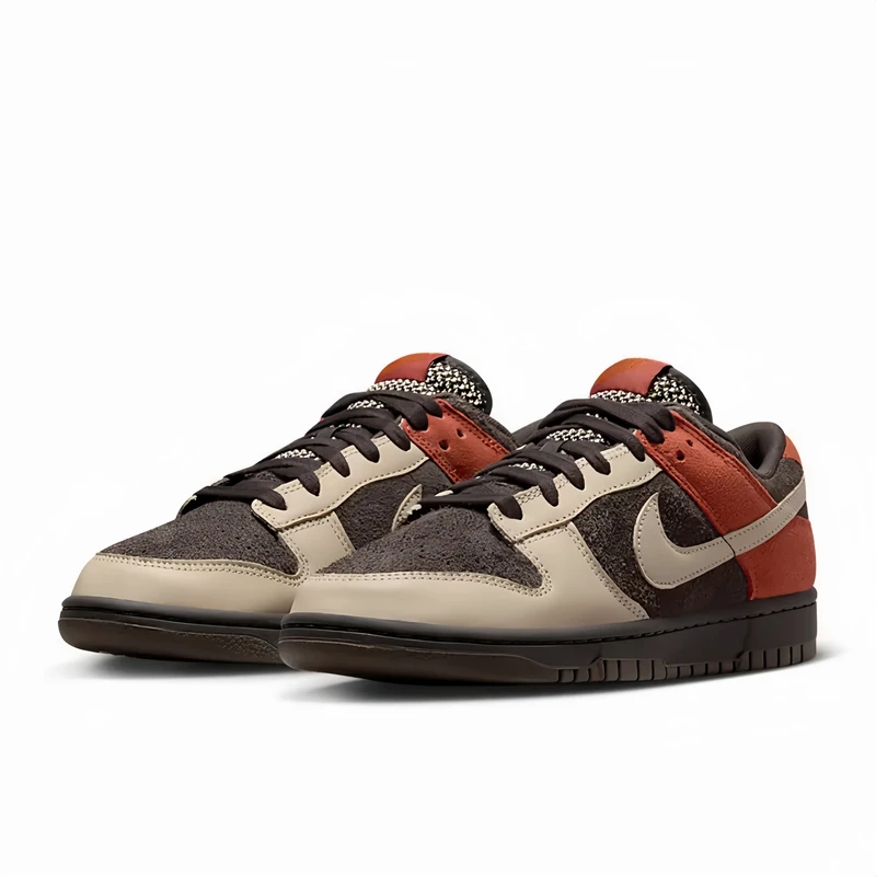 Nike/耐克 Dunk Low小熊猫黑棕美拉德男女休闲低帮板鞋FV0395-200