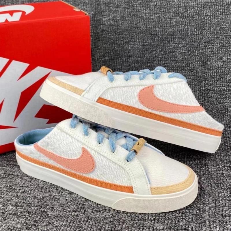 Nike耐克 Court Legacy 女子懒人一脚蹬鸳鸯穆勒休闲鞋DV1741-181