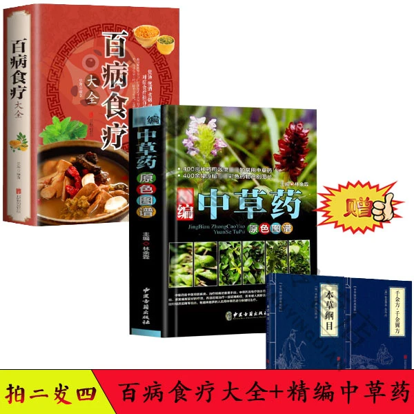 【东方文澜】精编中国药典原色图谱百病食疗中草药原色图解
