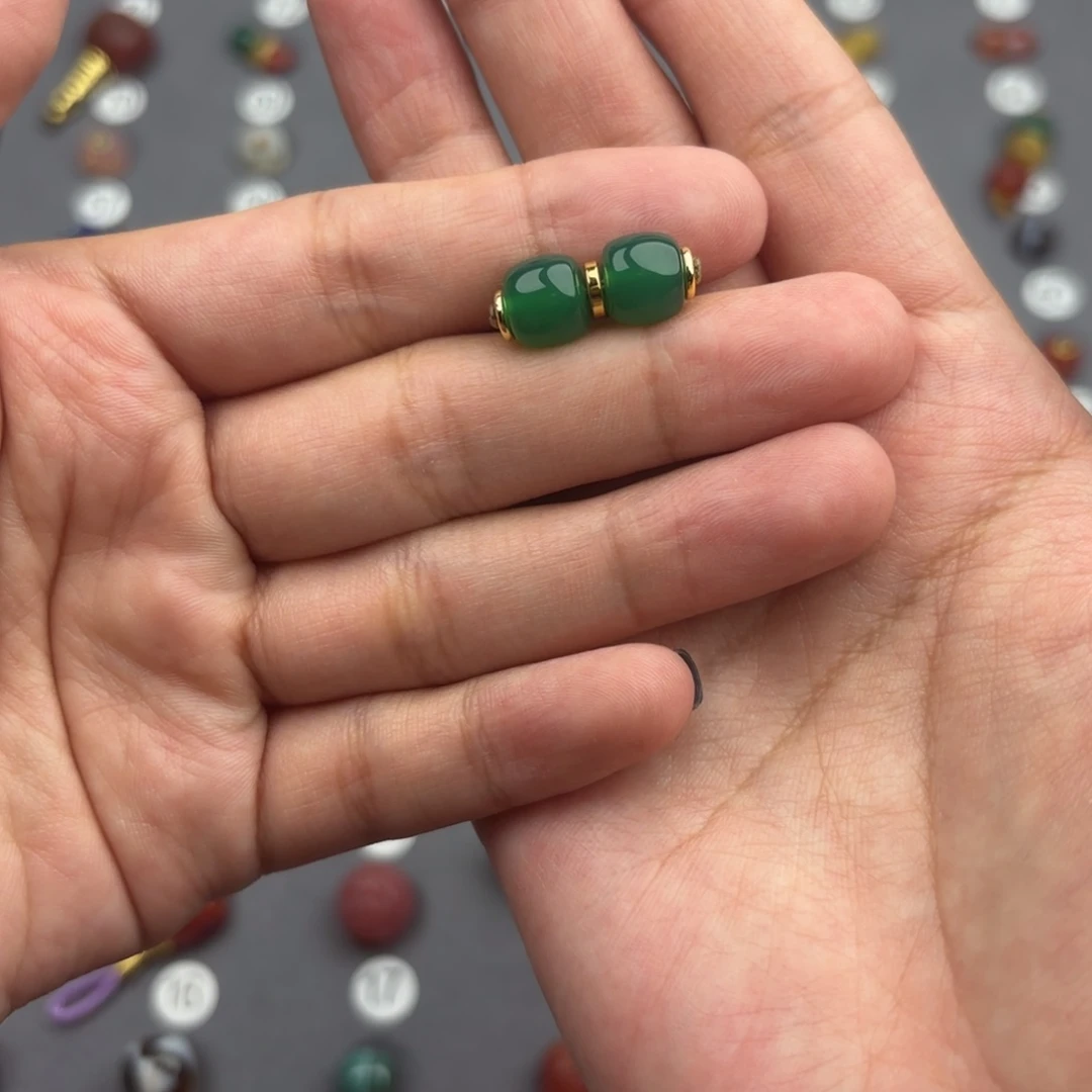 玛瑙/玉髓1合金8+mm 非洲翠玛瑙