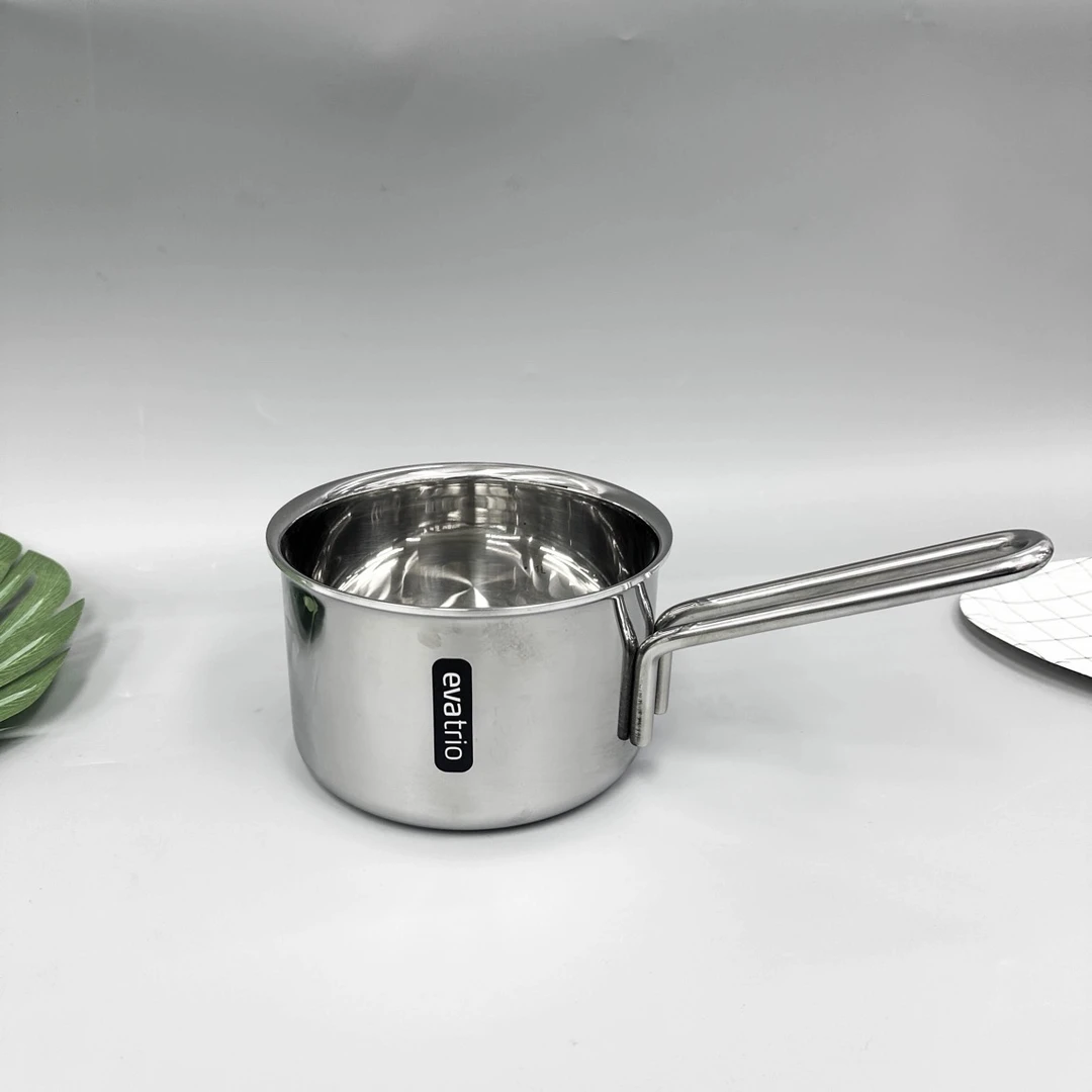 出丹麦 不锈钢单柄奶锅 16×11cm