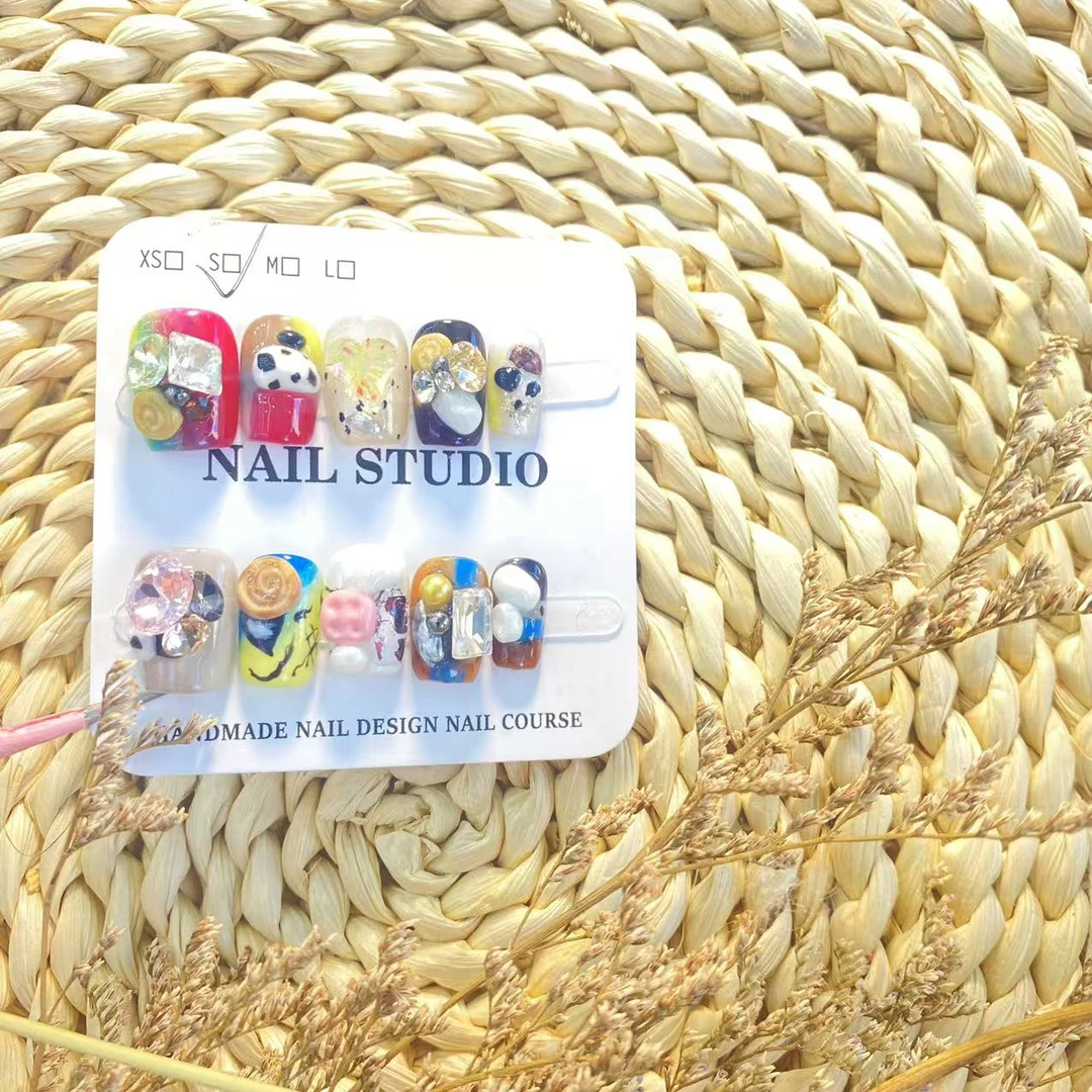 [C位-穿戴甲]精选纯手工穿戴甲下单备注编号1单包邮