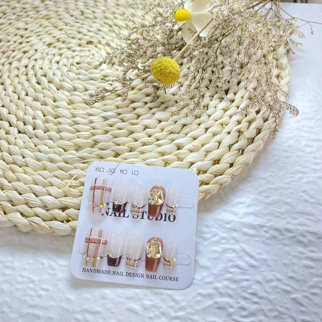 [C位-穿戴甲]精选纯手工穿戴甲下单备注编号1单包邮