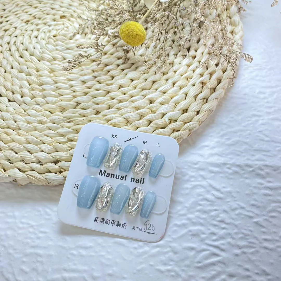 [C位-穿戴甲]精选纯手工穿戴甲下单备注编号1单包邮