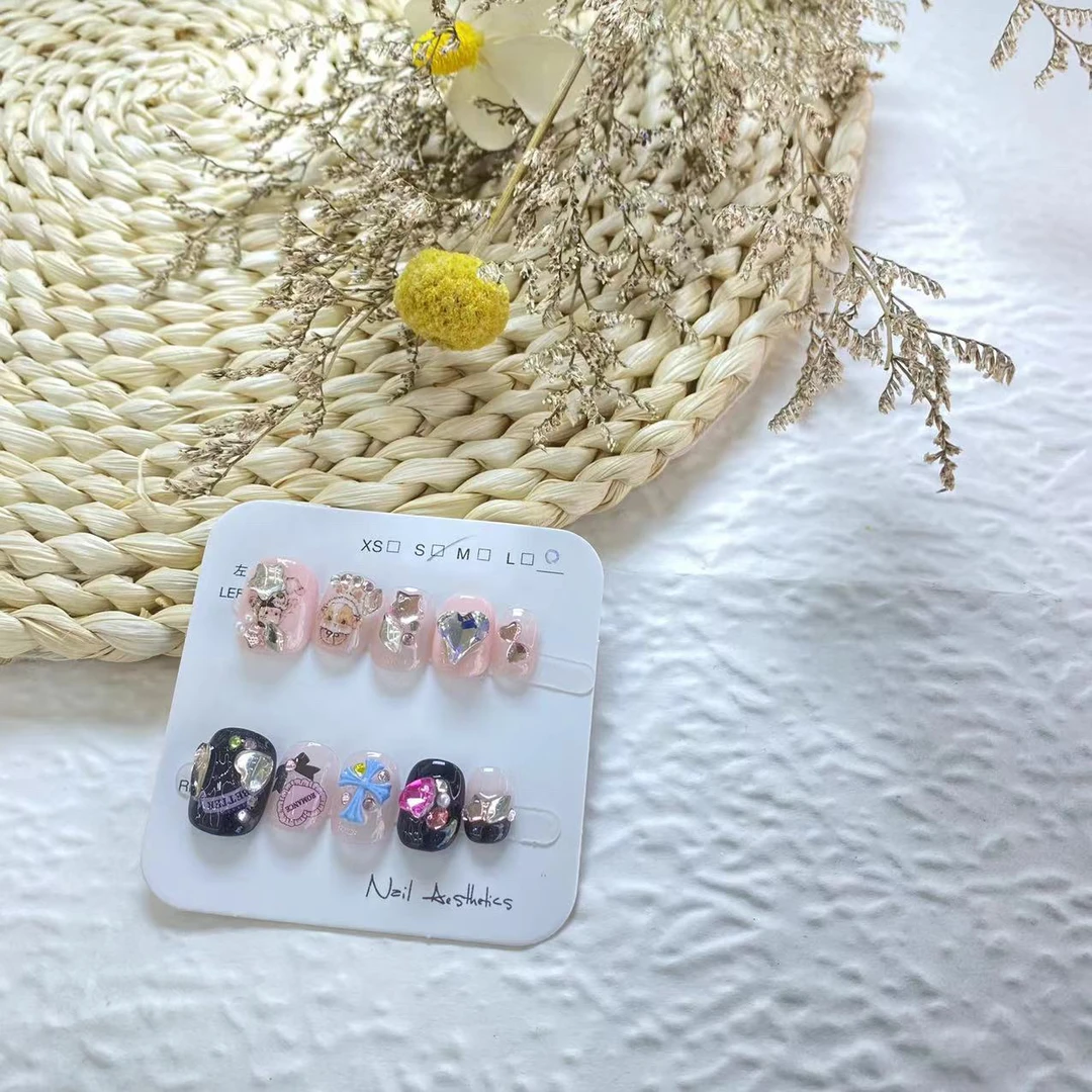 [C位-穿戴甲]精选纯手工穿戴甲下单备注编号1单包邮