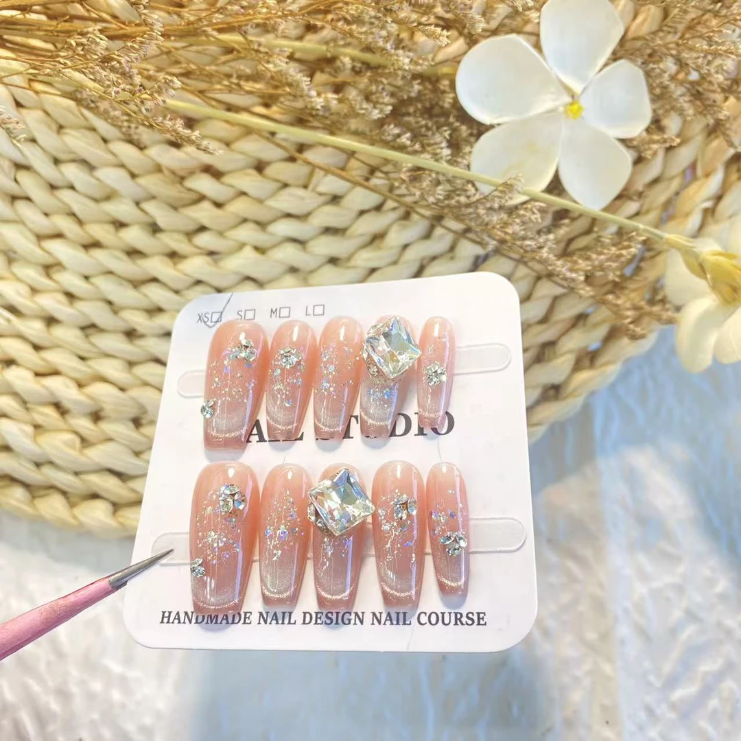 [C位-穿戴甲]精选纯手工穿戴甲下单备注编号1单包邮