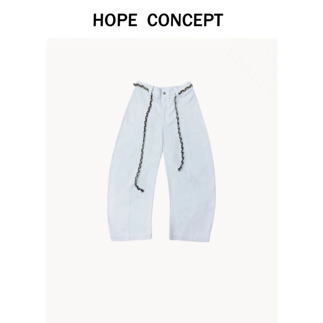 24319#HOPECONCEPT是你要的那条工装裤 时髦松弛男女同款工装裤