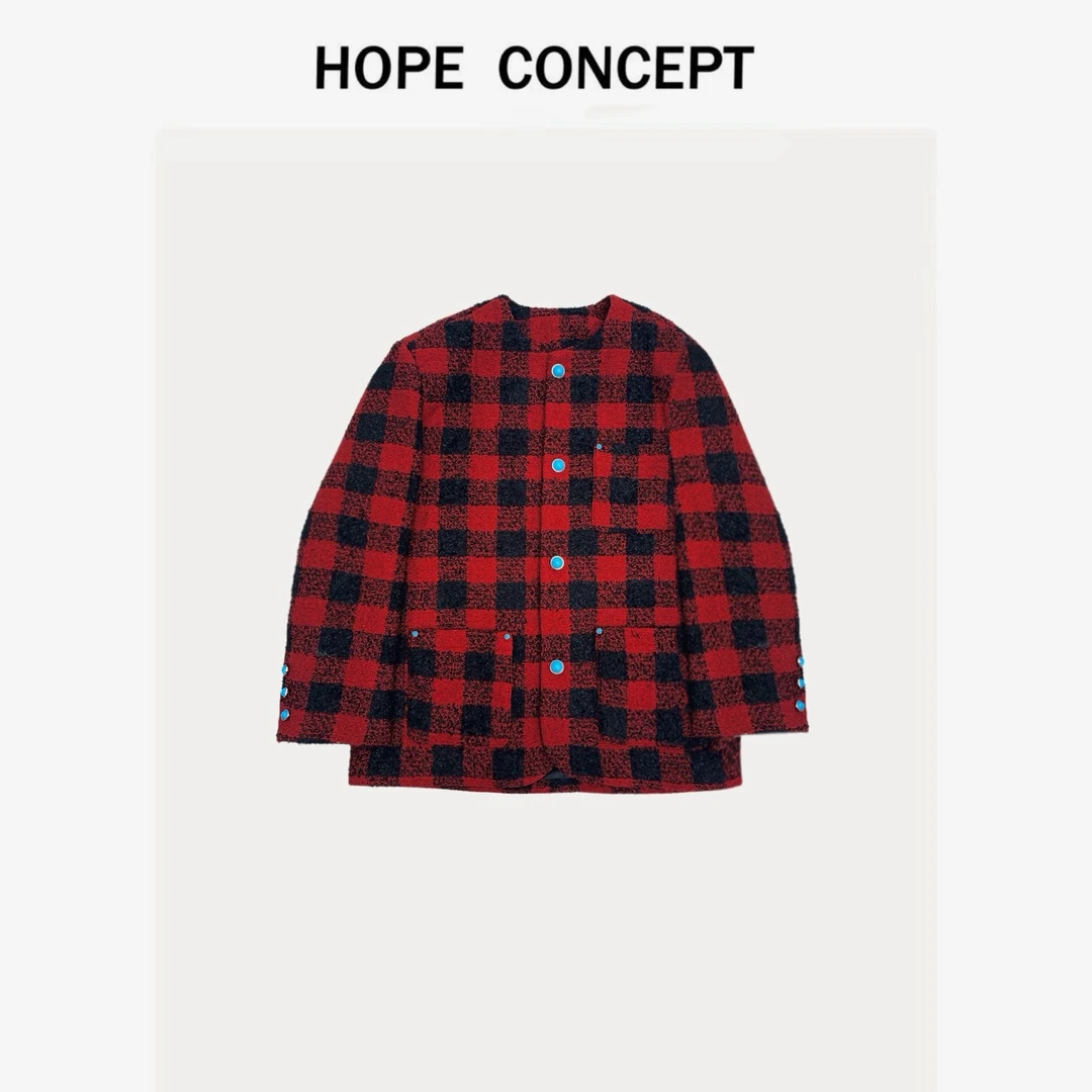 24206#HOPECONCEPT没有班味的一天 博主速成鼎奢定制面料小香外套