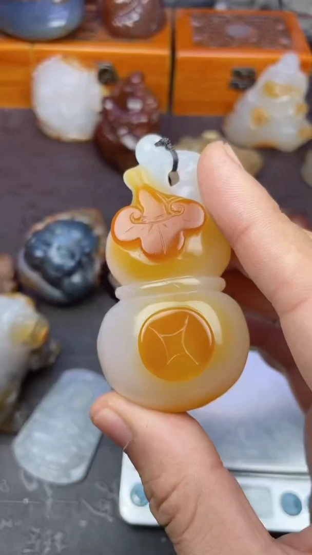 【闪购商品】玛瑙/玉髓手把未镶嵌1