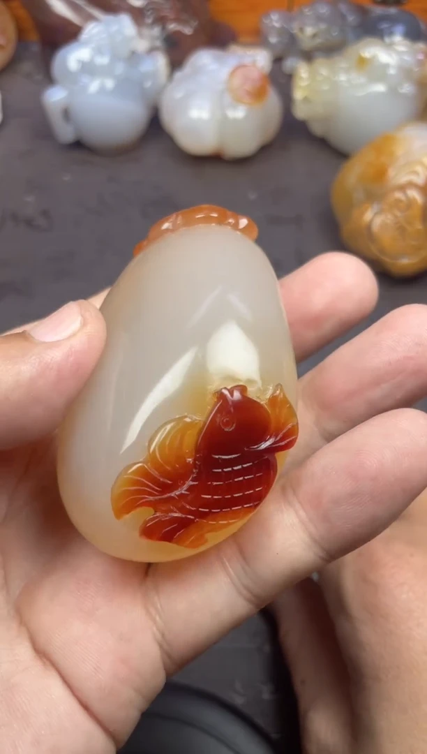 【闪购商品】玛瑙/玉髓手把未镶嵌1