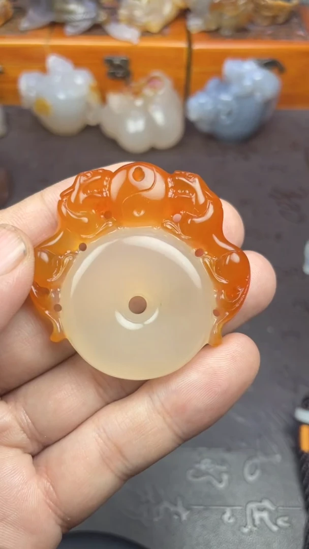 【闪购商品】玛瑙/玉髓吊坠未镶嵌1