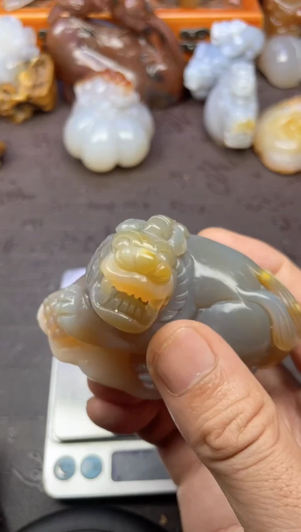 【闪购商品】玛瑙/玉髓摆件未镶嵌1