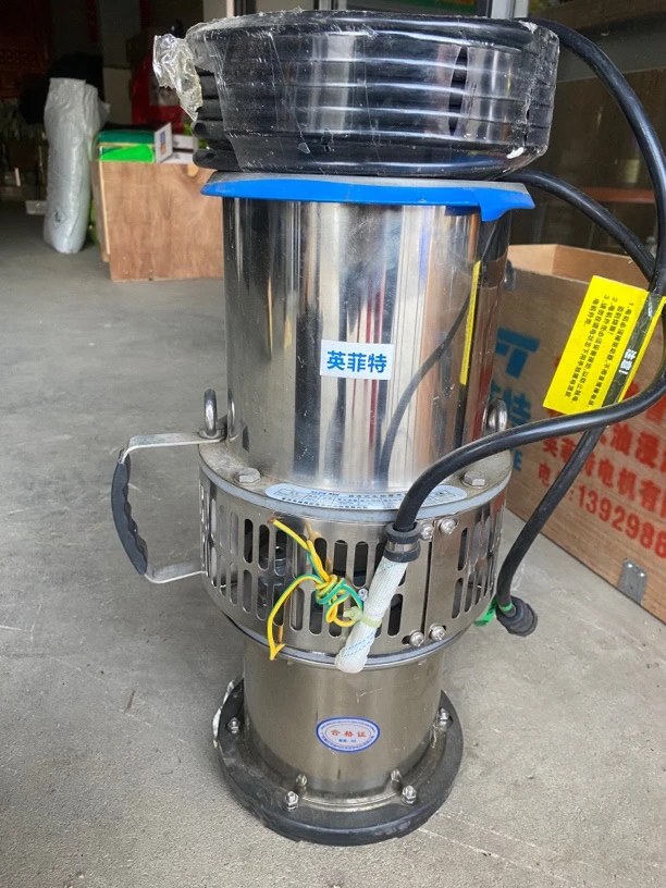 鱼虾蟹池塘：不锈轻便潜水泵、