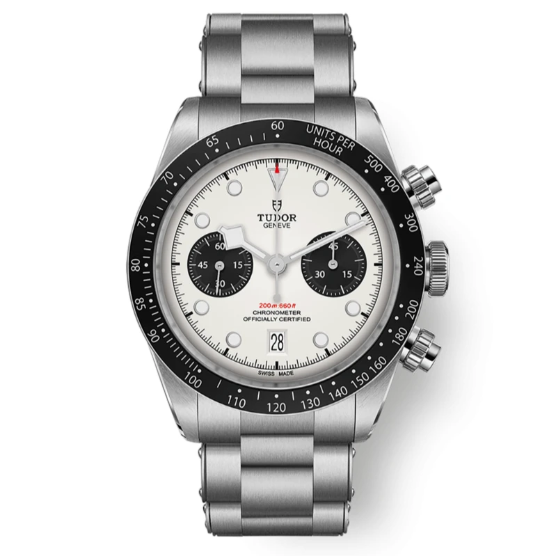 全新未使用 TUDOR/帝舵 白熊猫计时系列M79360N男士41多功能腕表