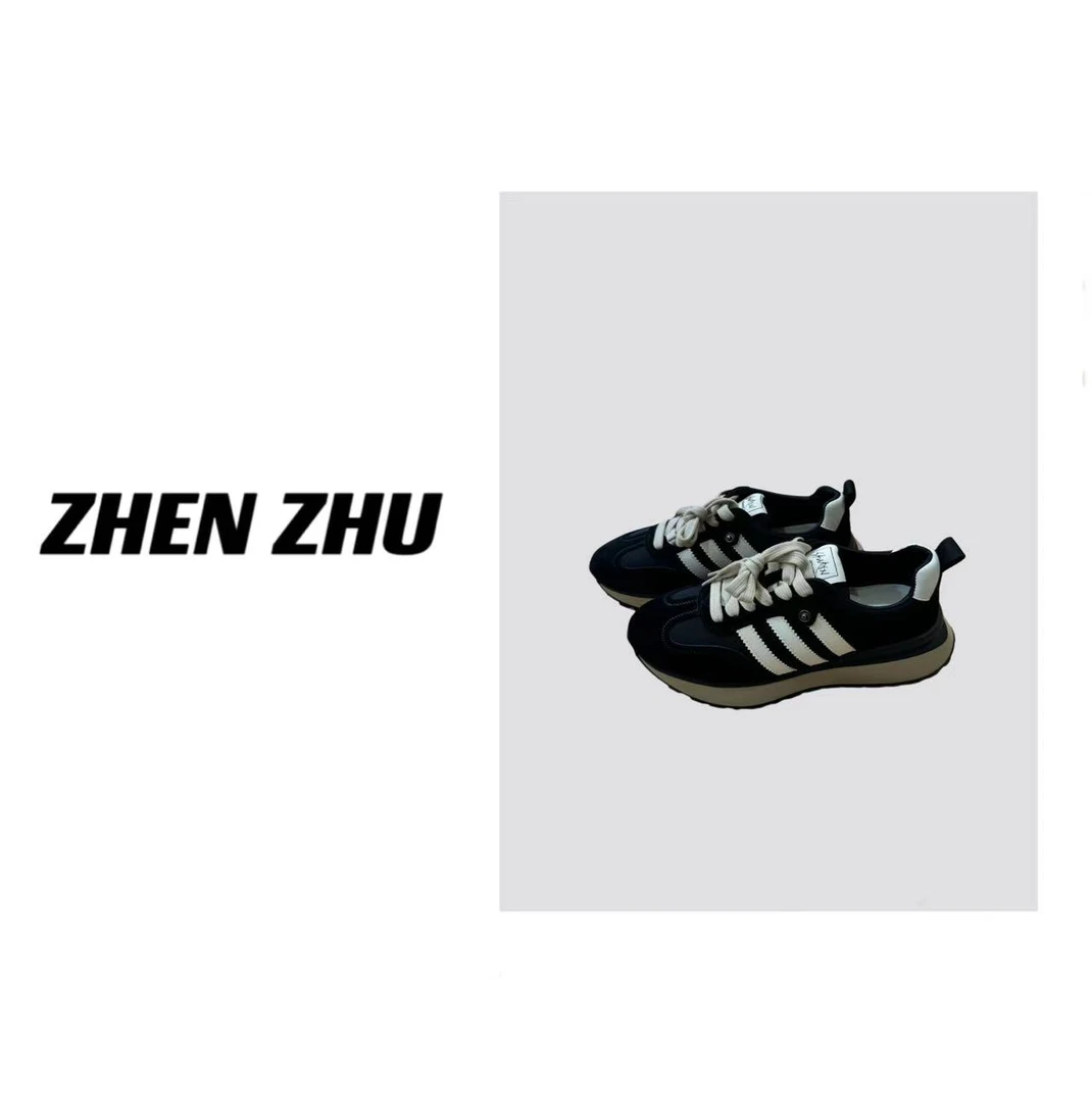 I25 熊猫撞色运动鞋女 增高舒适百搭休闲 DH1799