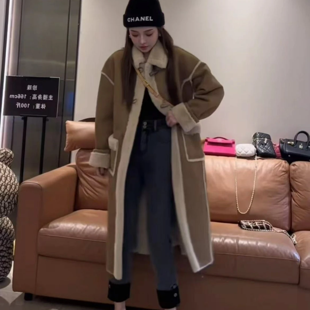 K21 原宿风~机车一体长外套 22WT1121004