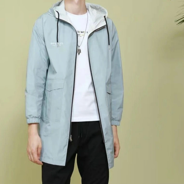 秋风衣中长款外套1011Y【双面可穿】