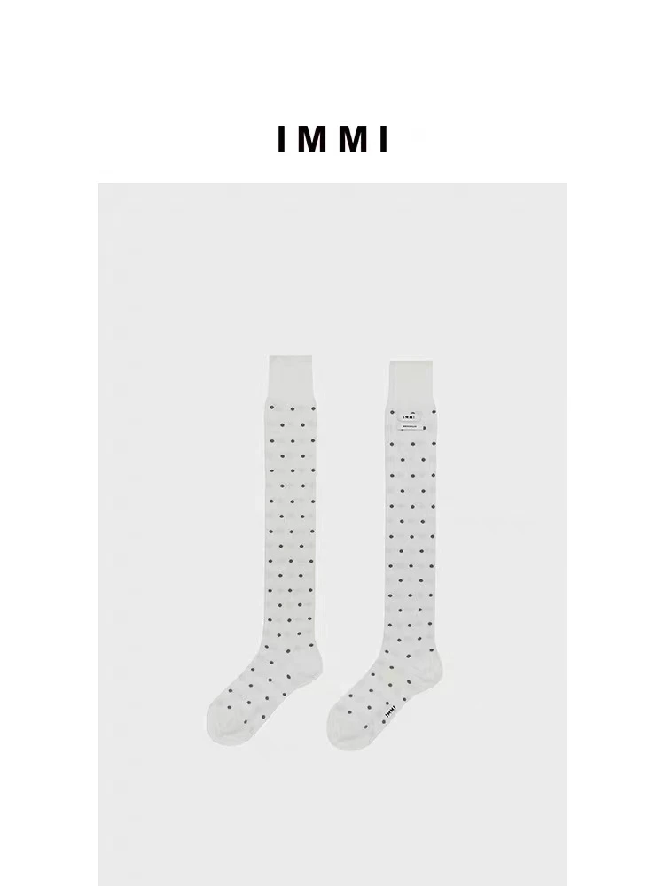 【IMMI】24秋季新品超细小波点长筒服饰MWDFWTSO0735X