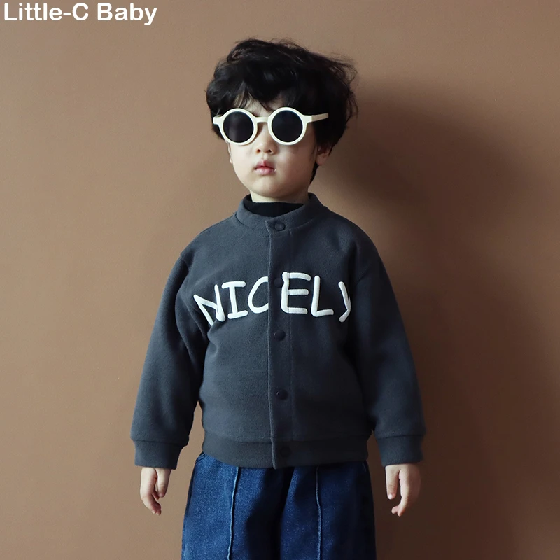 CHAO级韩~童装2025秋装新款男女童宝宝开衫宽松休闲外套L635