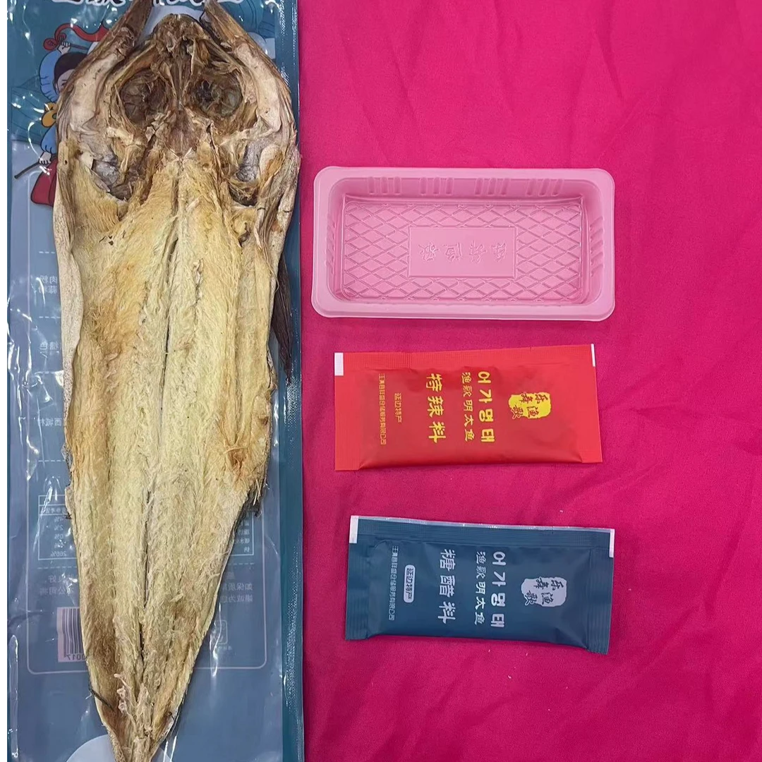 延边特产宣板手撕明太鱼送蘸料