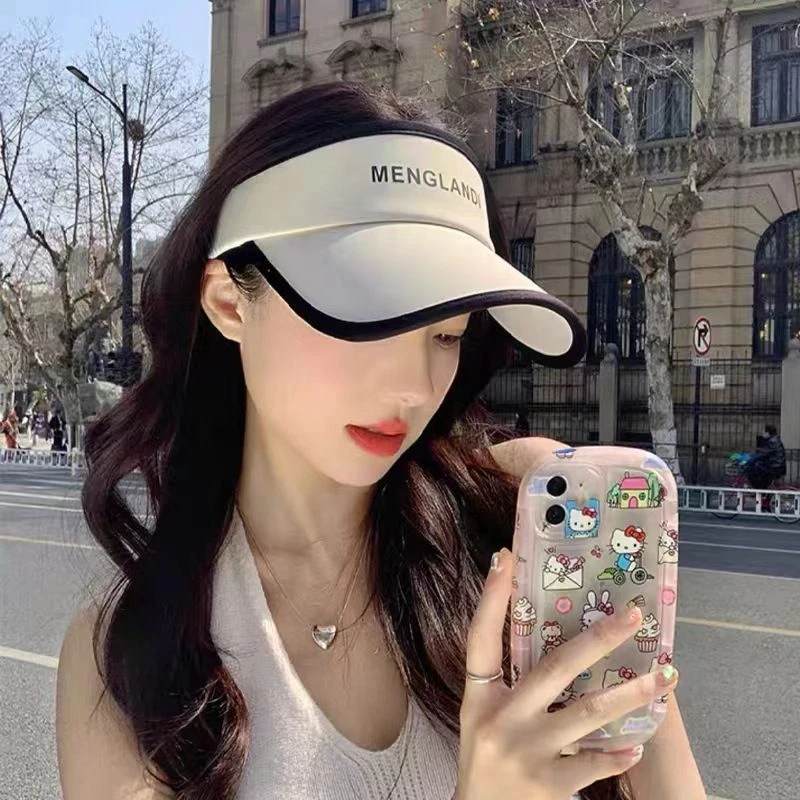 【新疆西藏包邮】减龄空顶太阳帽女鸭舌帽户外旅游度假防紫外遮阳帽