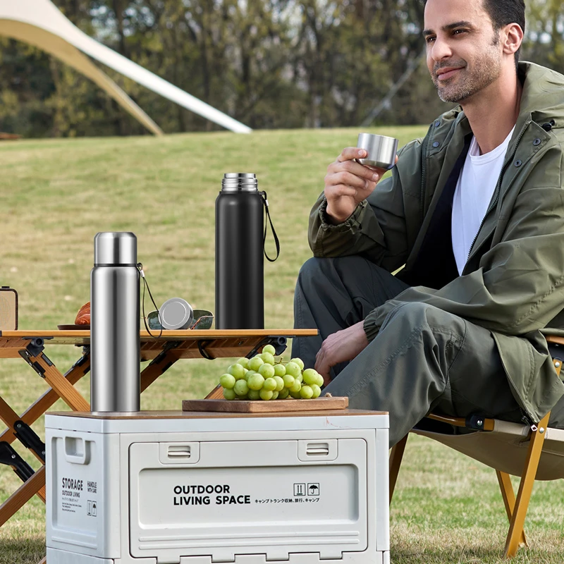 【新人福利】316不锈钢金属罐茶水分离户外便携双盖正品保温杯