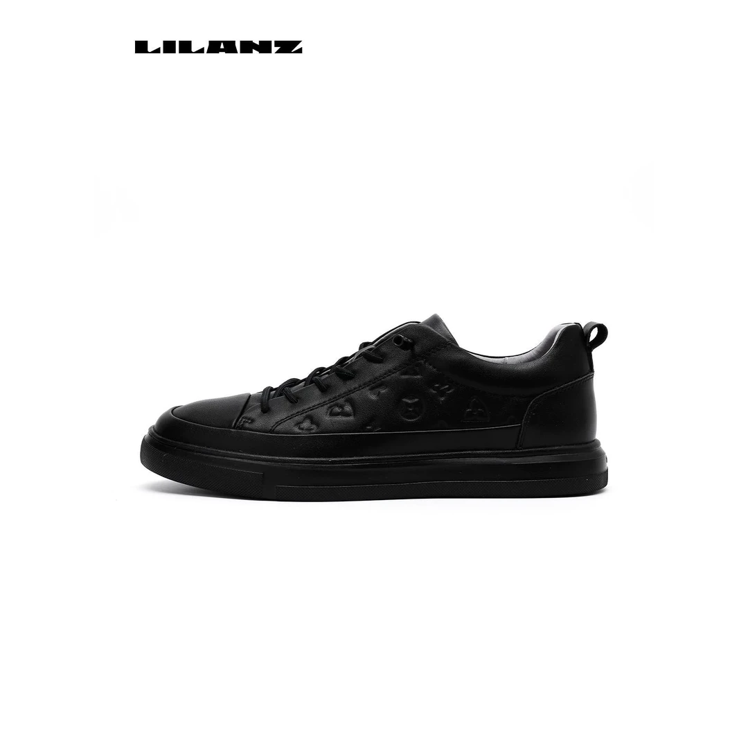 利郎男士休闲鞋冬季新款板鞋时尚休闲百搭透气低帮休闲鞋24DXL301