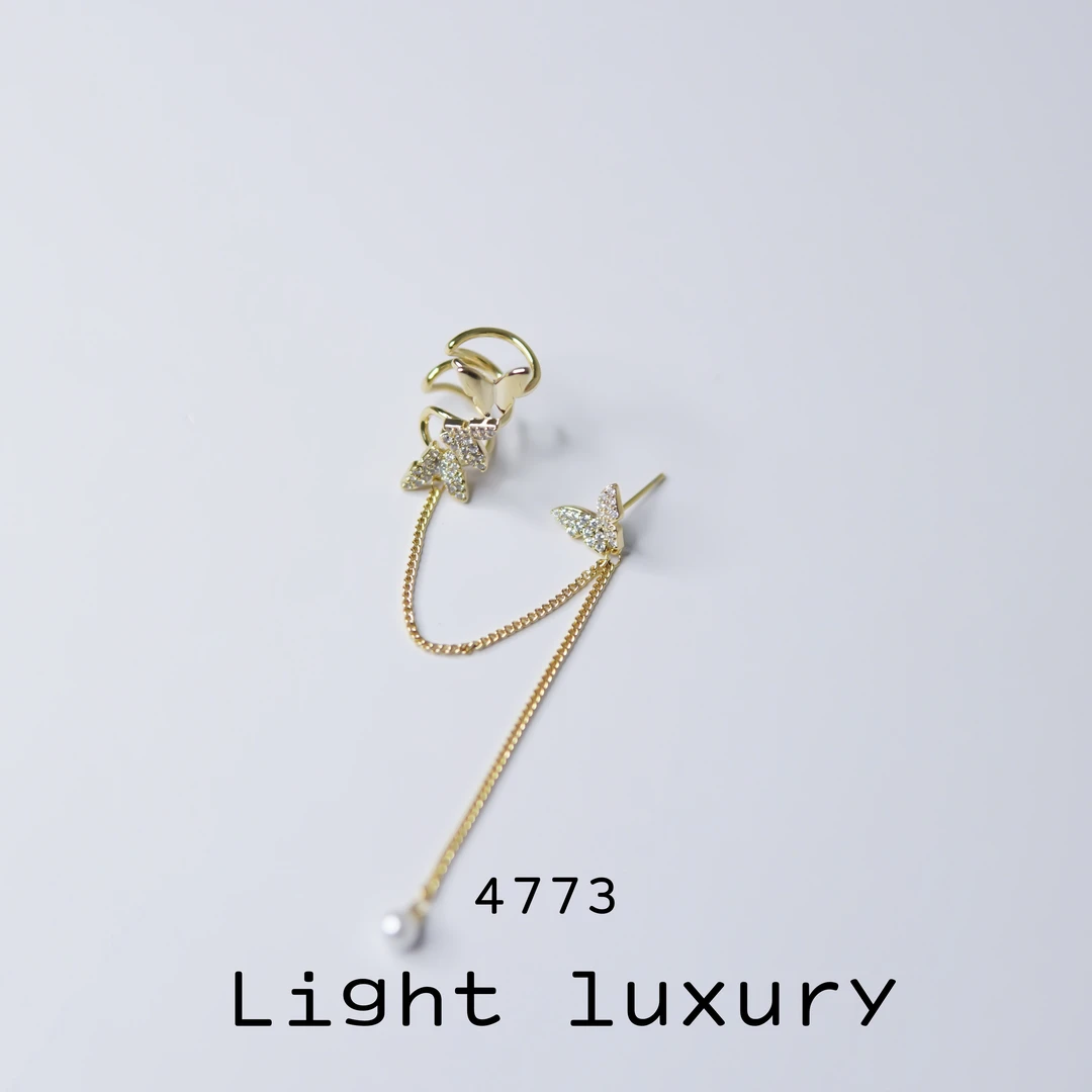 铜合金耳饰  4773时尚精致百搭气质个性耳骨夹耳钉